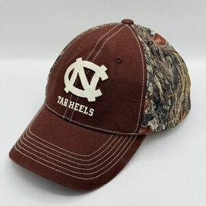 Captivating Headwear UNC Tar Heels Snapback Hat Mens Brown Camo Baseball Cap